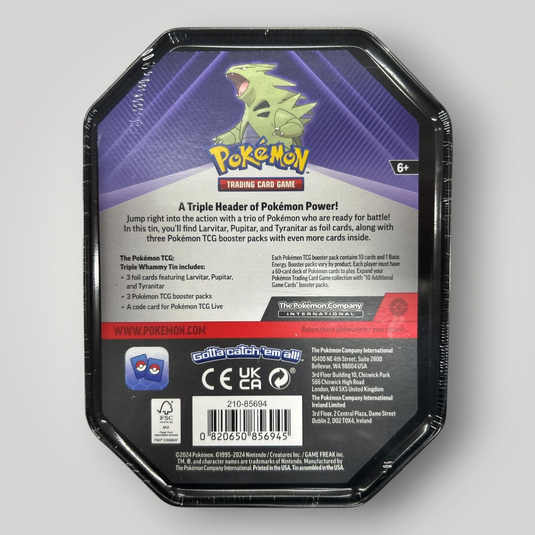 Pokémon: Triple Whammy Tin [Tyranitar]