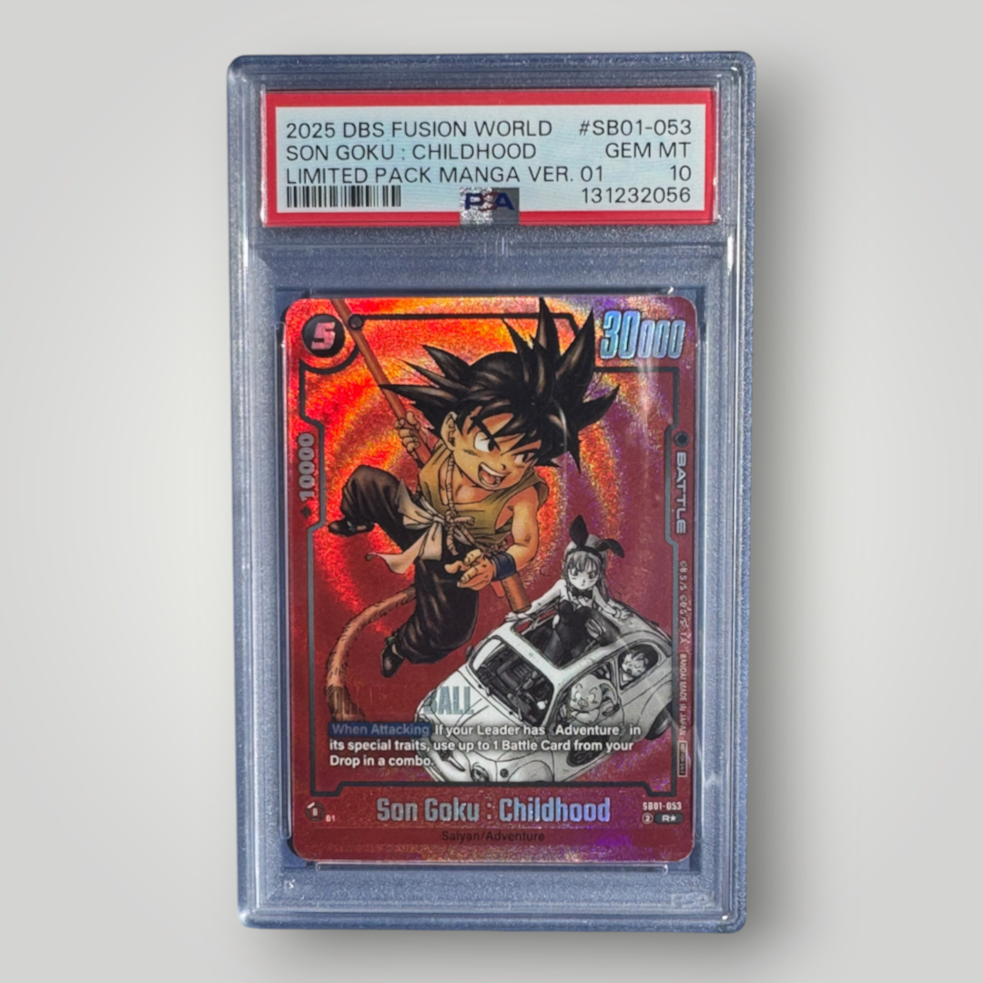 Son Goku : Childhood - SB01-053 (Limited Pack MANGA Version 01) PSA 10