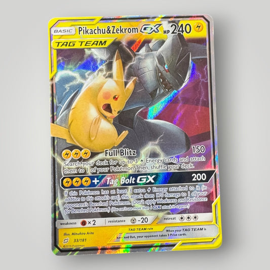 Pikachu & Zekrom GX 33/181