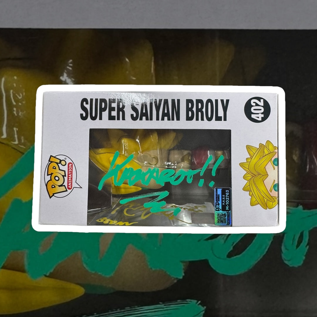 Dragon Ball Z Super Saiyan Broly SDCC Autograph by Vic Mignogna