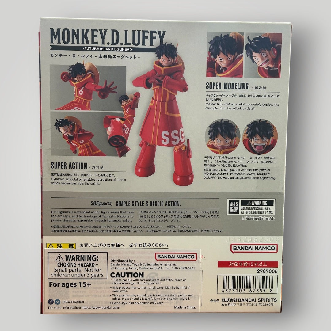 Bandai S.H.Figuarts Monkey.D.Luffy -Future Island Egghead- action figure