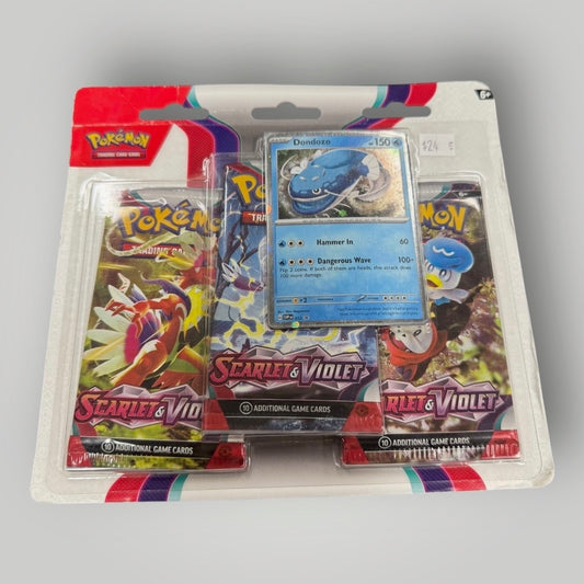 Pokemon: Scarlet & Violet 3 Pack Blister [Dondozo]