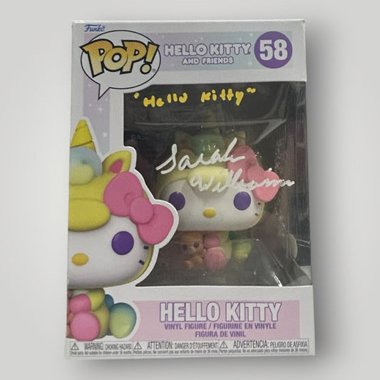 Hello Kitty Autographed by Sarah Williams