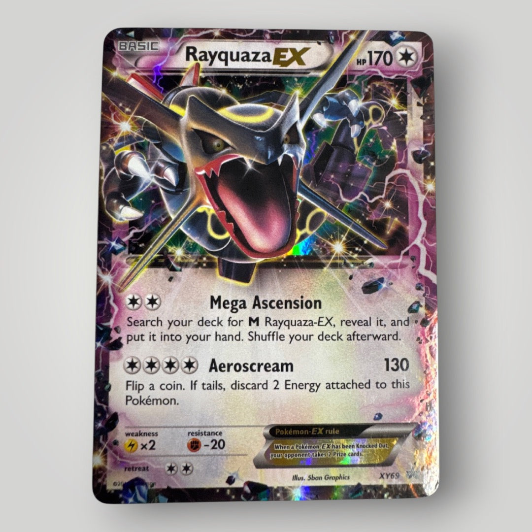 Rayquaza EX (Shiny) - XY69 - XY Black Star Promos - Holo Promo - LP