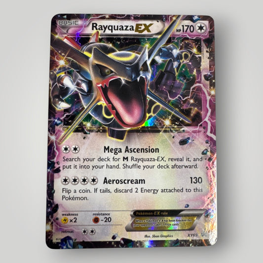 Rayquaza EX (Shiny) - XY69 - XY Black Star Promos - Holo Promo - LP