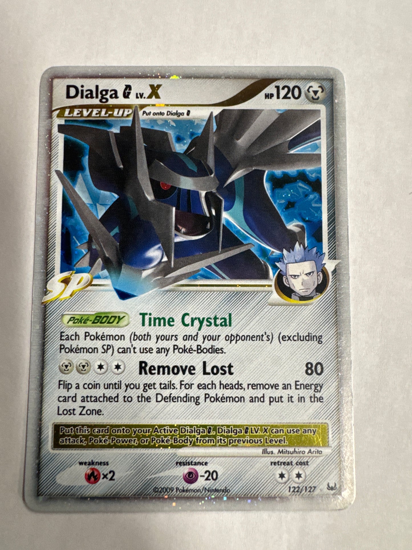 Dialga G LV.X - Platinum #122/127 - Holo Ultra Rare - HP