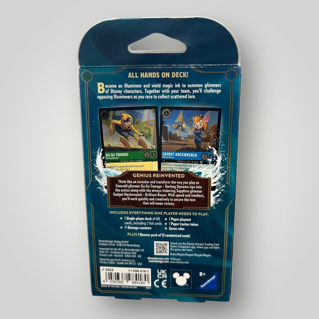 Lorcana:Azurite Sea single player deck (Emerald & Sapphire)