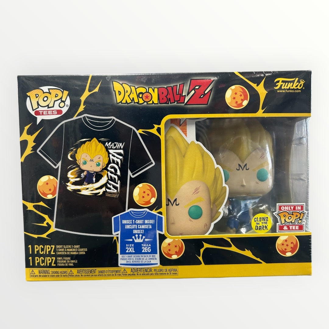 Dragon Ball Z: Majin Vegeta Pop/Tee Bundle Size 2XL