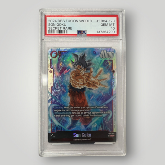 Son Goku - FB04-129 - Ultra Limit (FB04) PSA 10