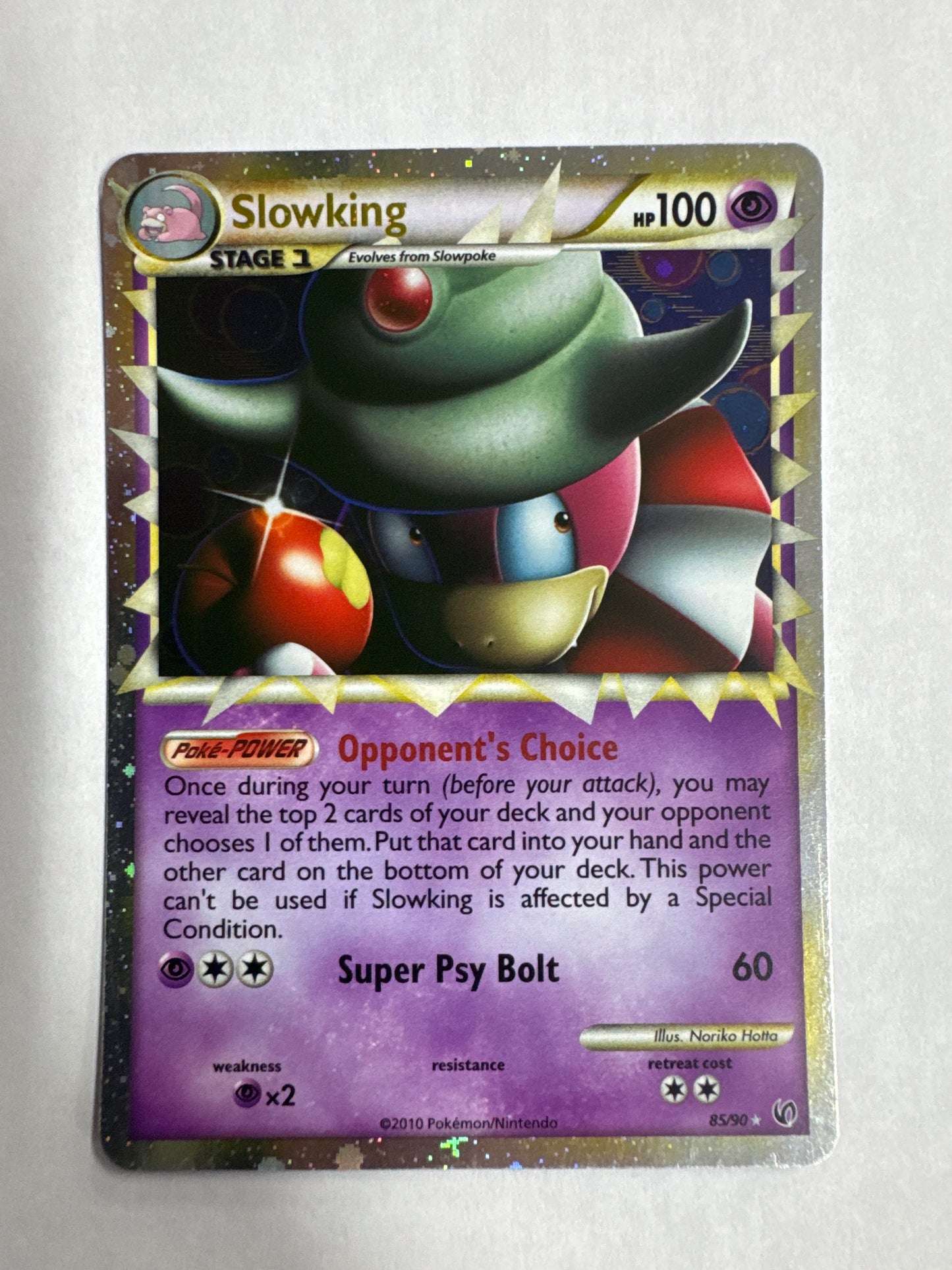 Slowking Prime - Undaunted #85/90 - Holo Rare - NM