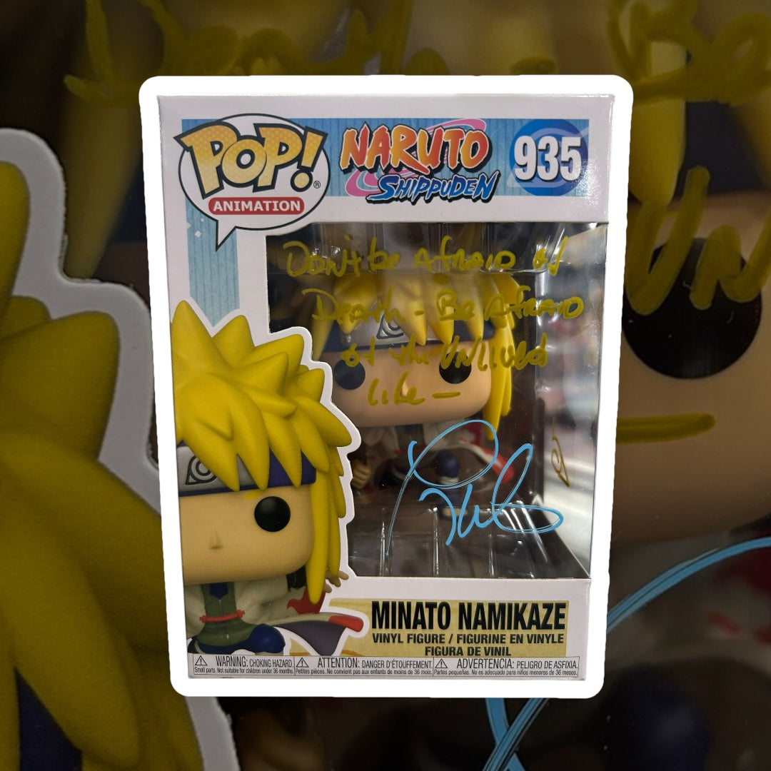 Naruto Minato Namikaze Autographed by Tony Oliver