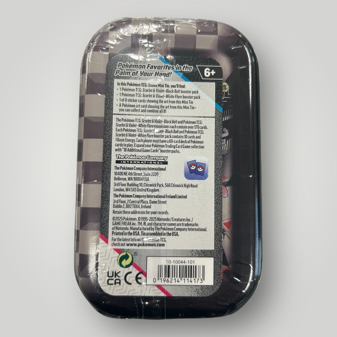 Unova Black Bolt Mini Tin