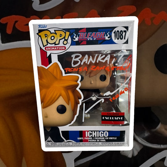 Bleach Ichigo Autographed by Johnny Bosh