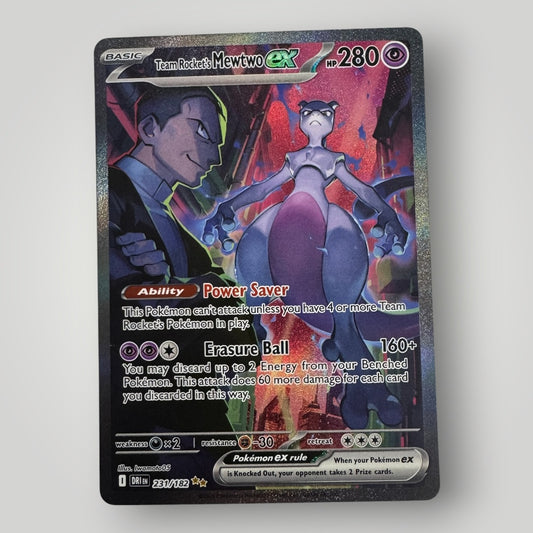 Team Rocket’s Mewtwo ex 231/182