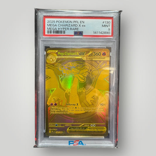 Pokemon Charizard X Ex PSA 9 Mega Evolution Phantasmal Flames Hyper Rare