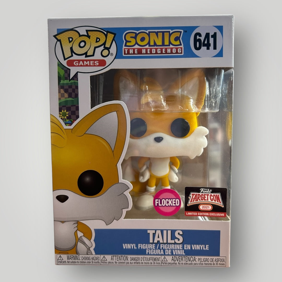 SONIC - Tails Funko Pop Flocked Target Con Funko Pop 641