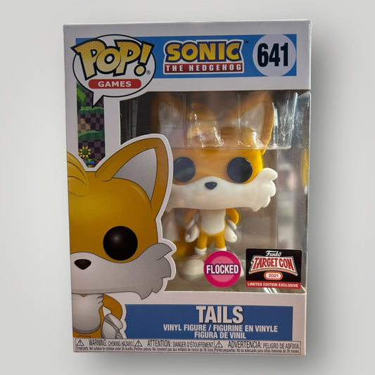 SONIC - Tails Funko Pop Flocked Target Con Funko Pop 641