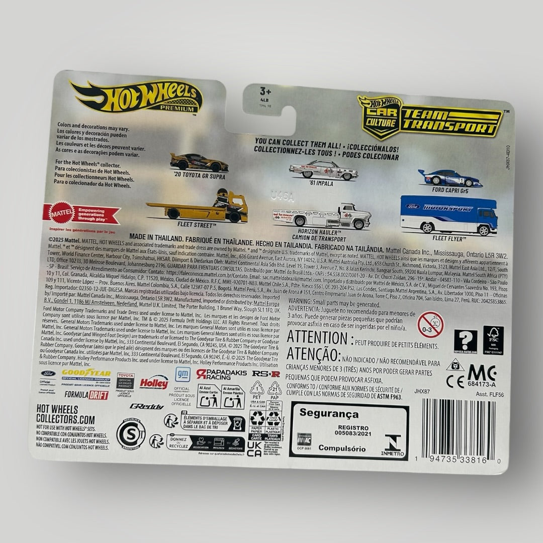 NEW 2026 HOT WHEELS TEAM TRANSPORT 20 Toyota GR Supra Fleet Street #86