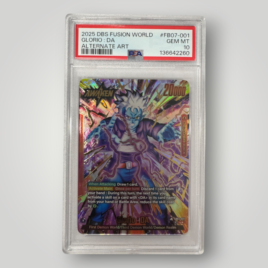 Glorio : DA (Alternate Art) - Wish For Shenron (FB07) PSA 10