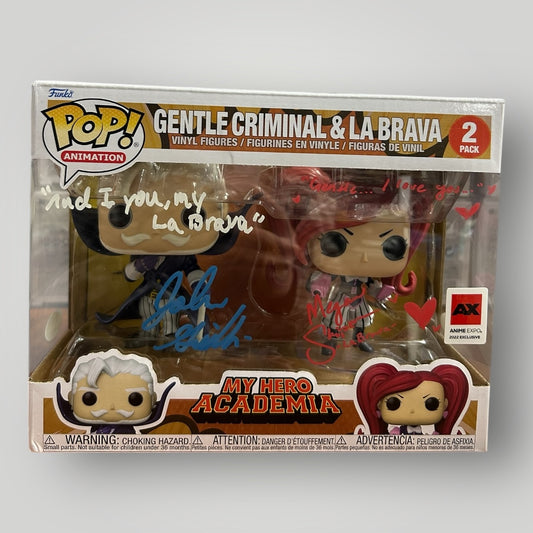 Gentle Criminal & La Brava 2 Pack Anime Expo 2022 Exclusive Dual Signature + Dual Quotes 4 in