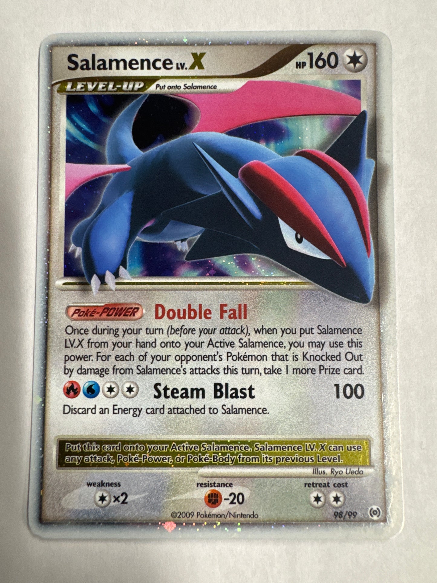 Salamence LV.X - Arceus #98/99 - Ultra Rare - MP