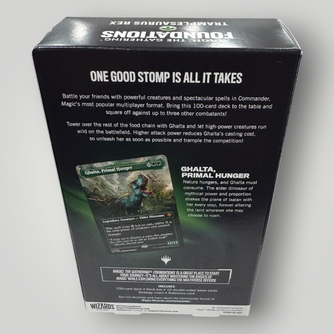 Tramplesaures Rex Foundations Commander Deck