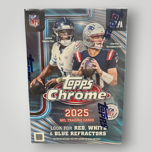 Topps Chrome NFL Blaster Box 2025
