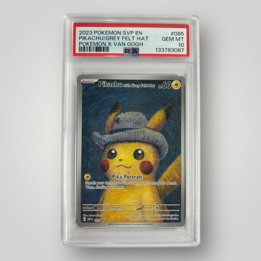 Pokemon Pikachu With Grey Felt Hat PSA10 Scarlet And Violet Black Star Promo