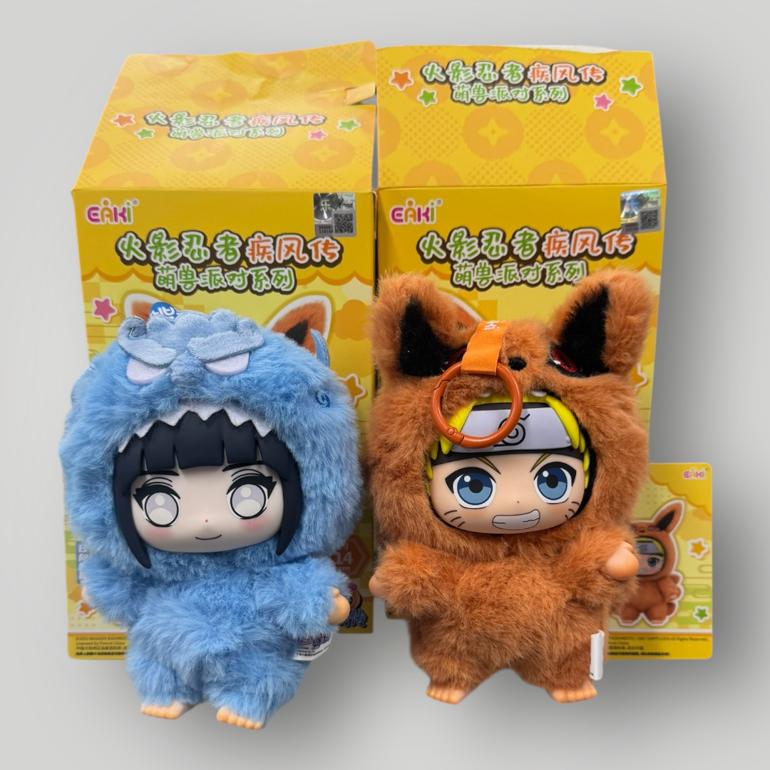 TOP TOY Naruto Beast Party Plush Keychains Gift Blind Box (Authentic)