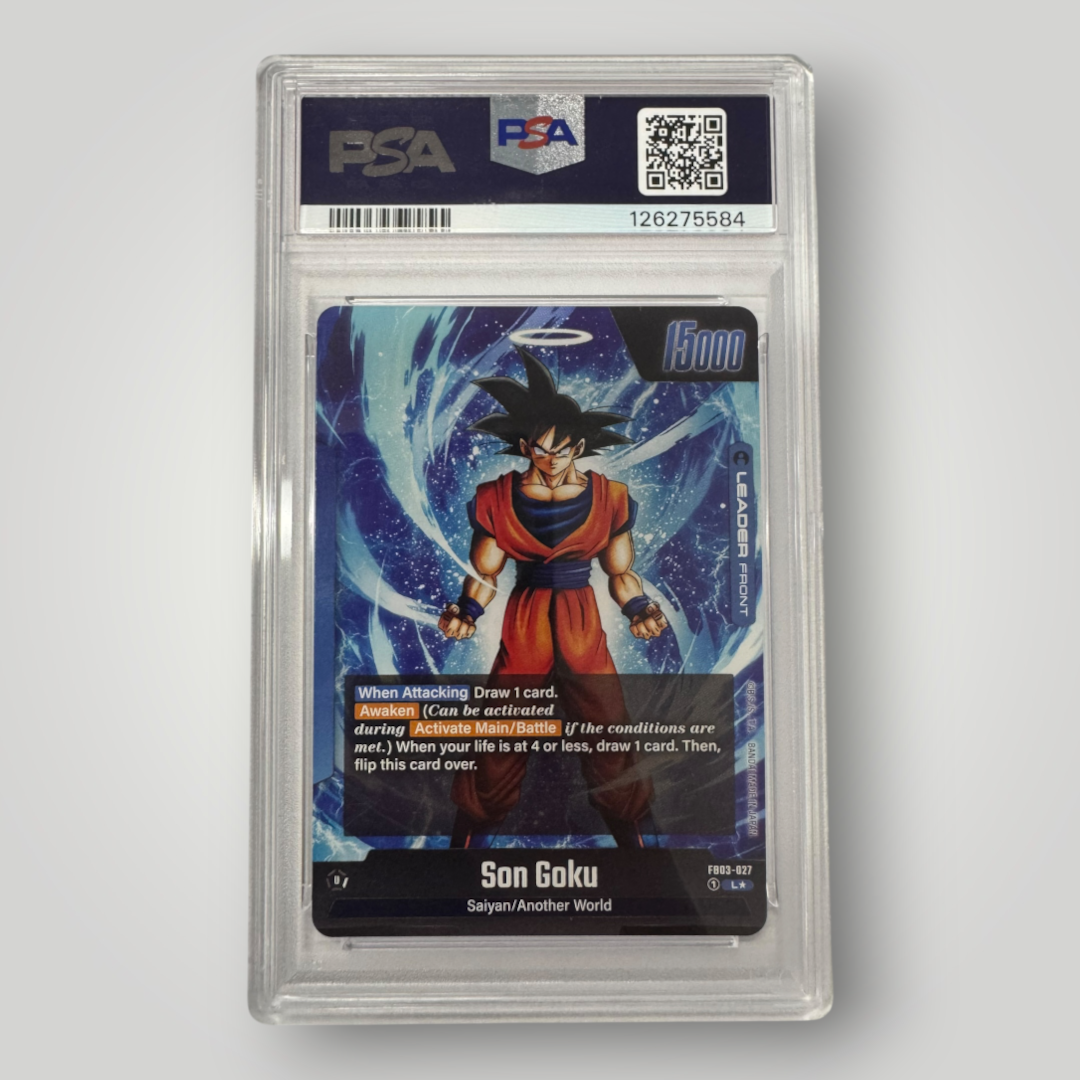 Son Goku - FB03-027 (Alternate Art) - Raging Roar (FB03) PSA 10