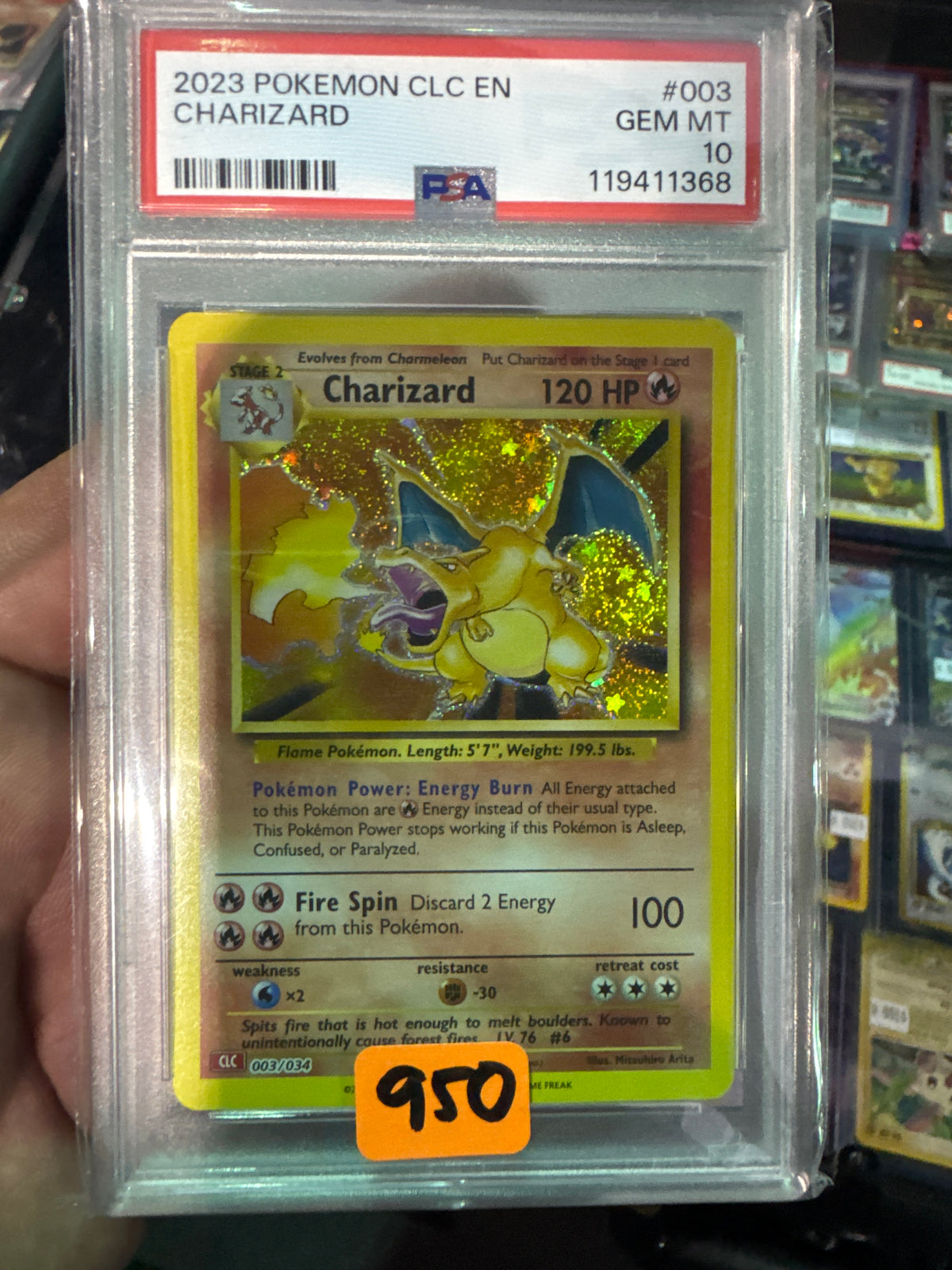 Charizard CLC EN PSA10