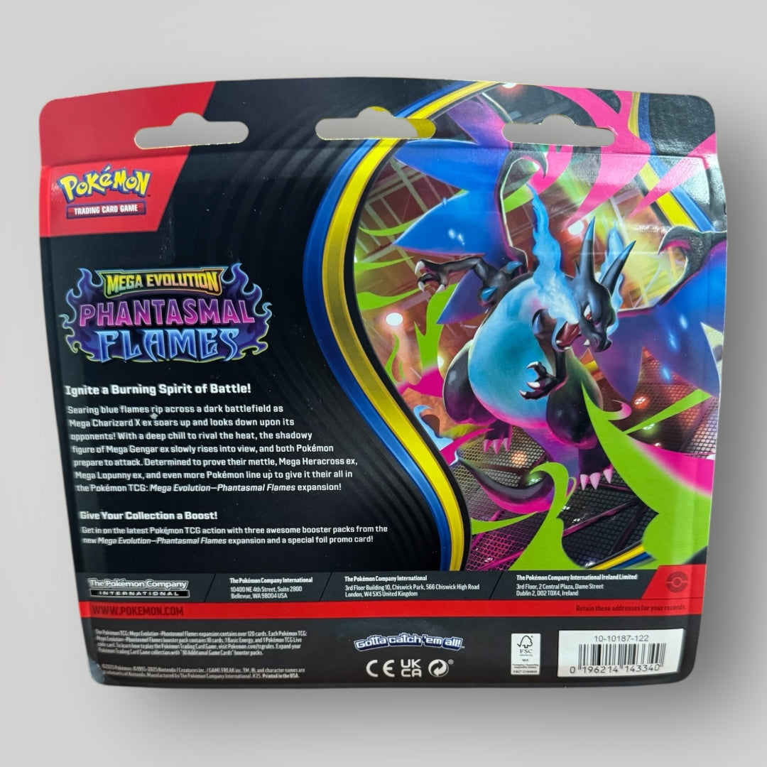 Mega Evolution Phantasmal Flames 3 Pack Blister (sneasel)