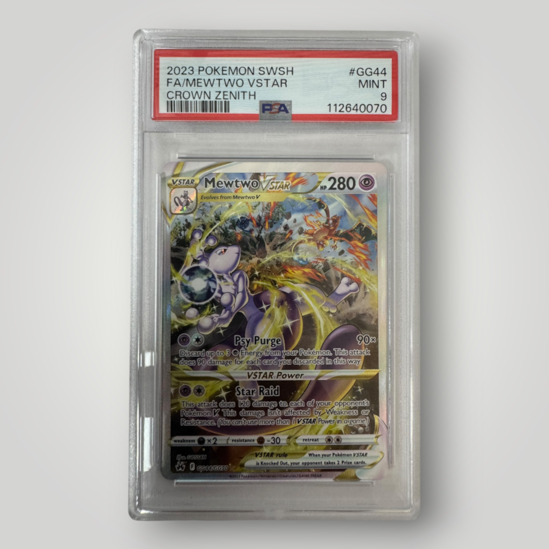 2023 Pokemon SWSH Mewtwo Vstar PSA 9