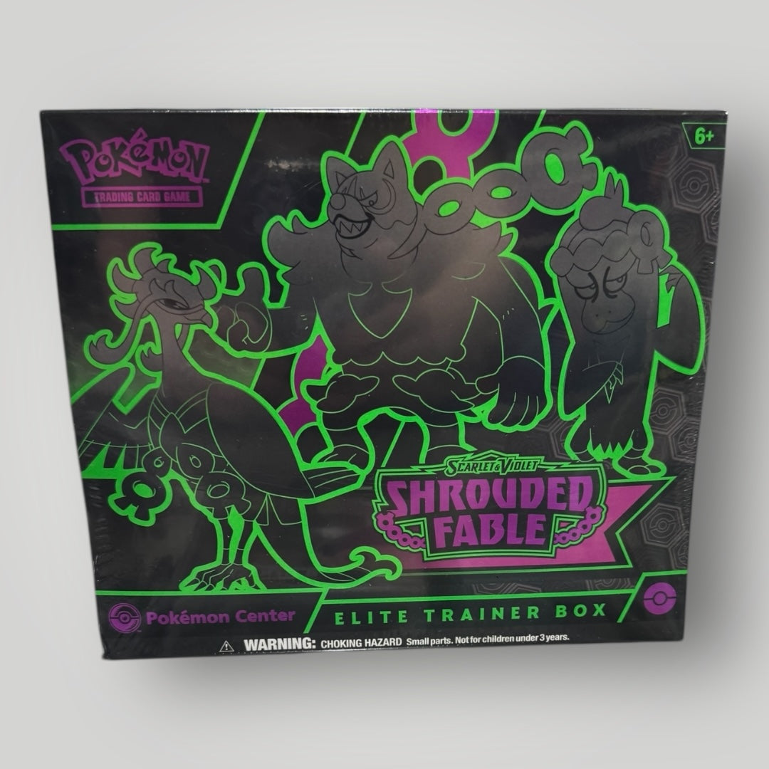 Pokémon Shrouded Fable Pokemon center Exclusive Elite Trainer Box
