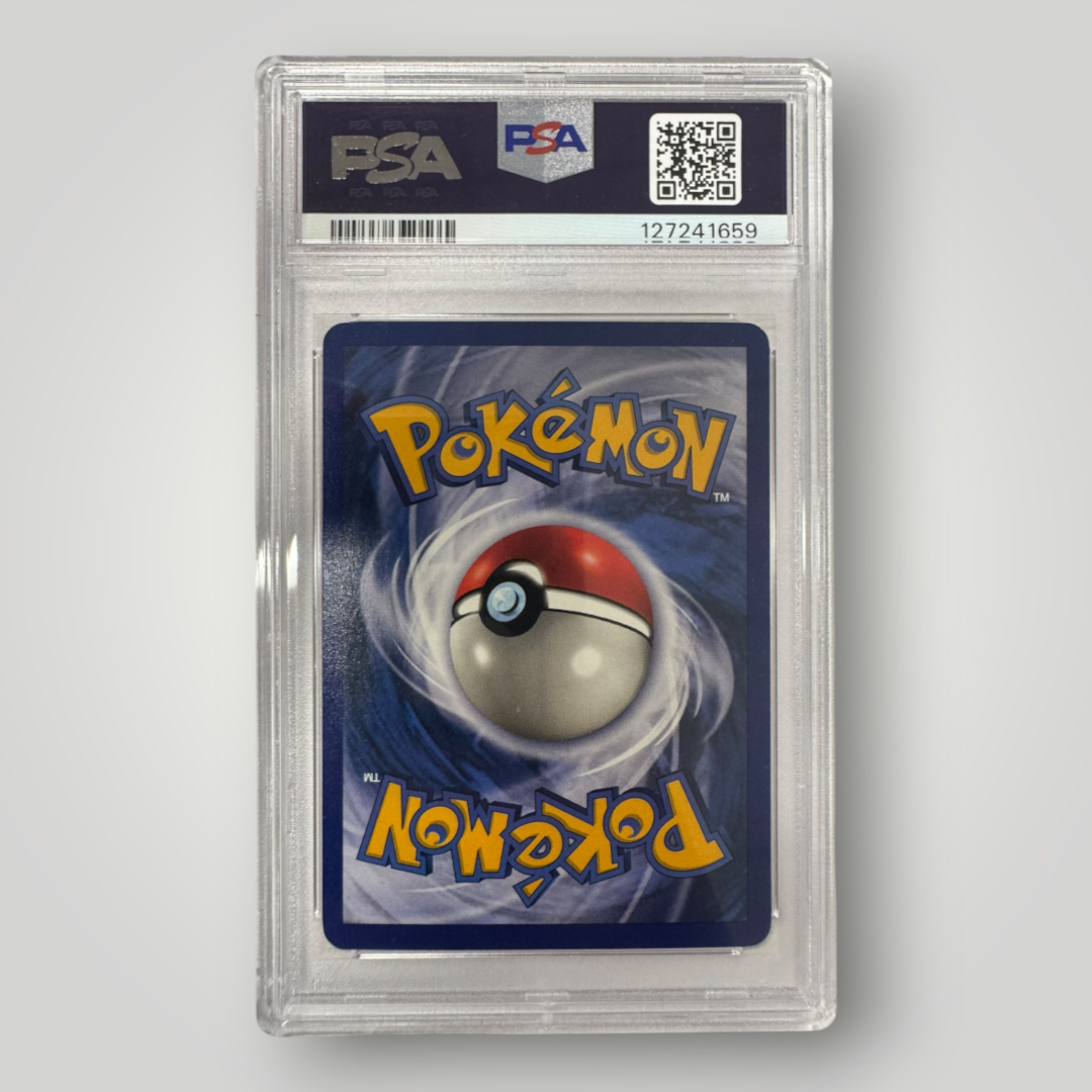 1999 Pokemon Fossil Ditto-Holo PSA 8