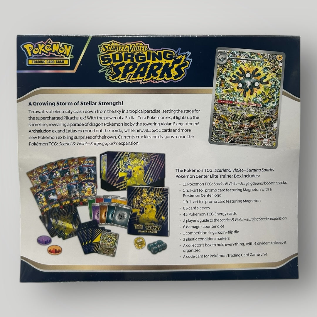 Surging Sparks Pokemon Center ETB