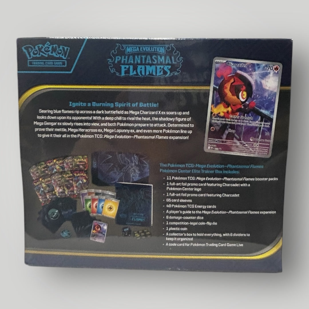 Phantasmal Flames Pokemon Center Elite Trainer Box (Exclusive)