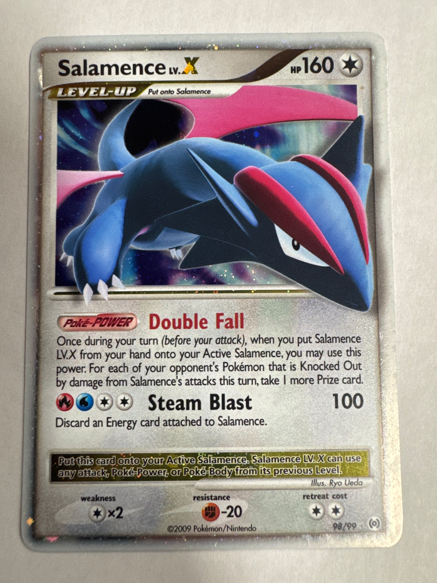 Salamence LV.X - Arceus #98/99 - Ultra Rare - LP