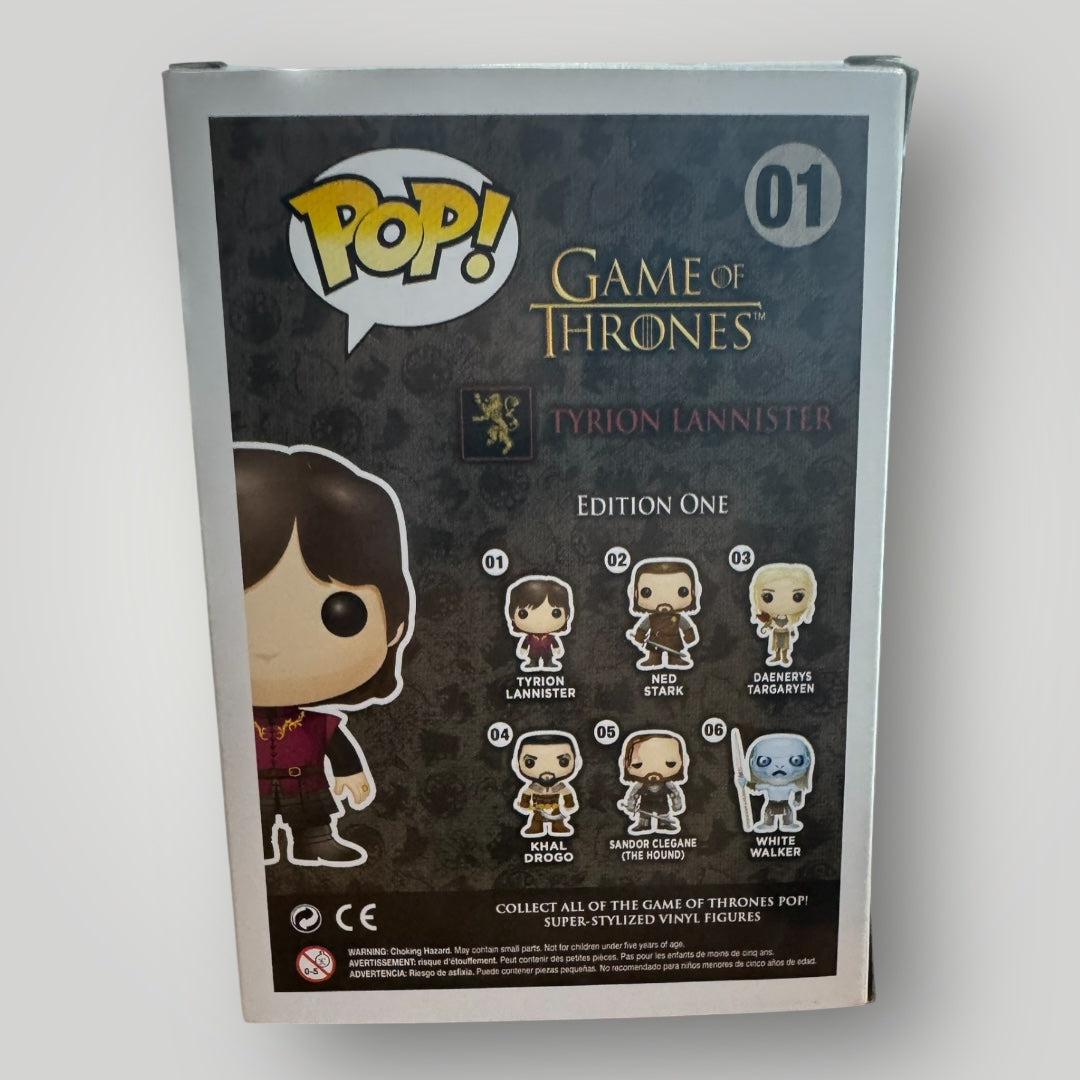 Game Of Thrones Tyrion Lannister 01 Funko Pop