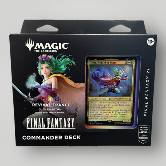 Magic The Gathering Final Fantasy: Revival Trance Commander Deck