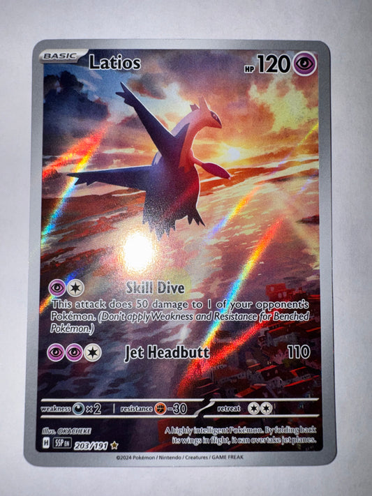 Latios - Surging Sparks #203/191 - Illustration Rare - DM