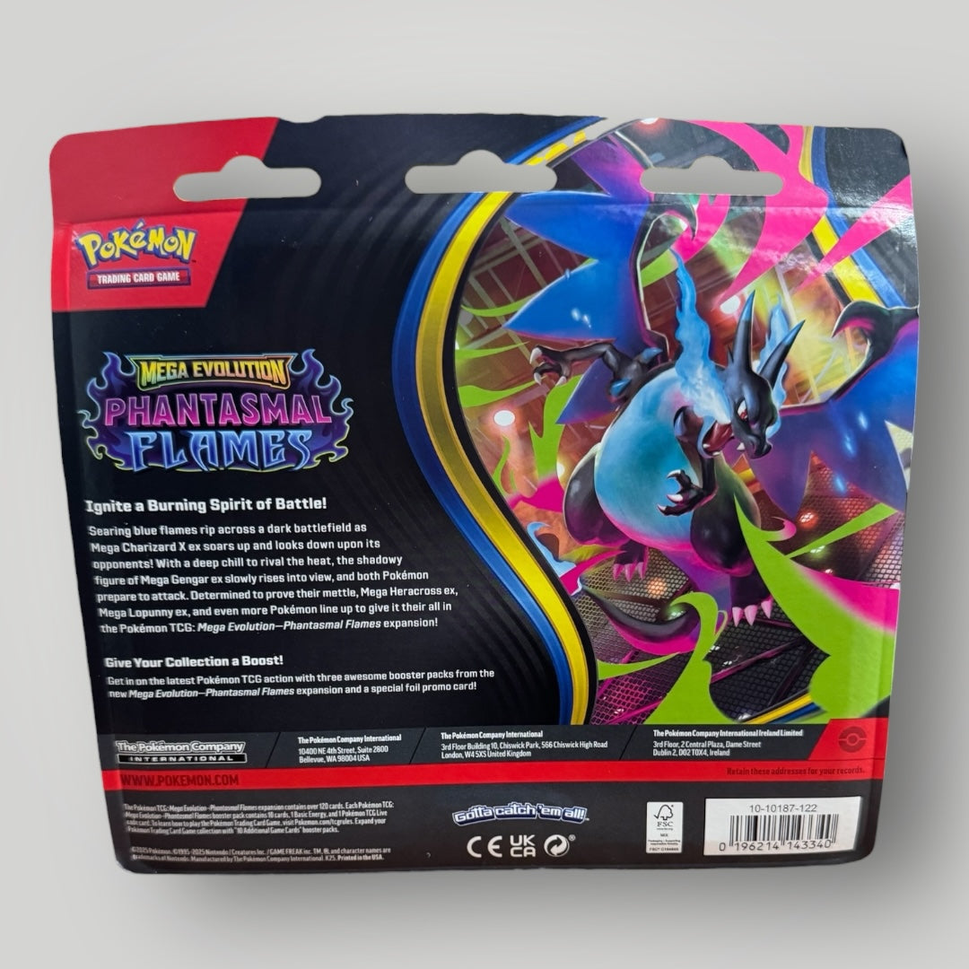 Mega Evolution Phantasmal Flames 3 Pack Blister (weavile)