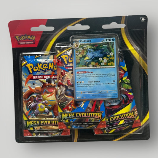 Pokemon: Mega Evolution 3 Pack Blister [Golduck]