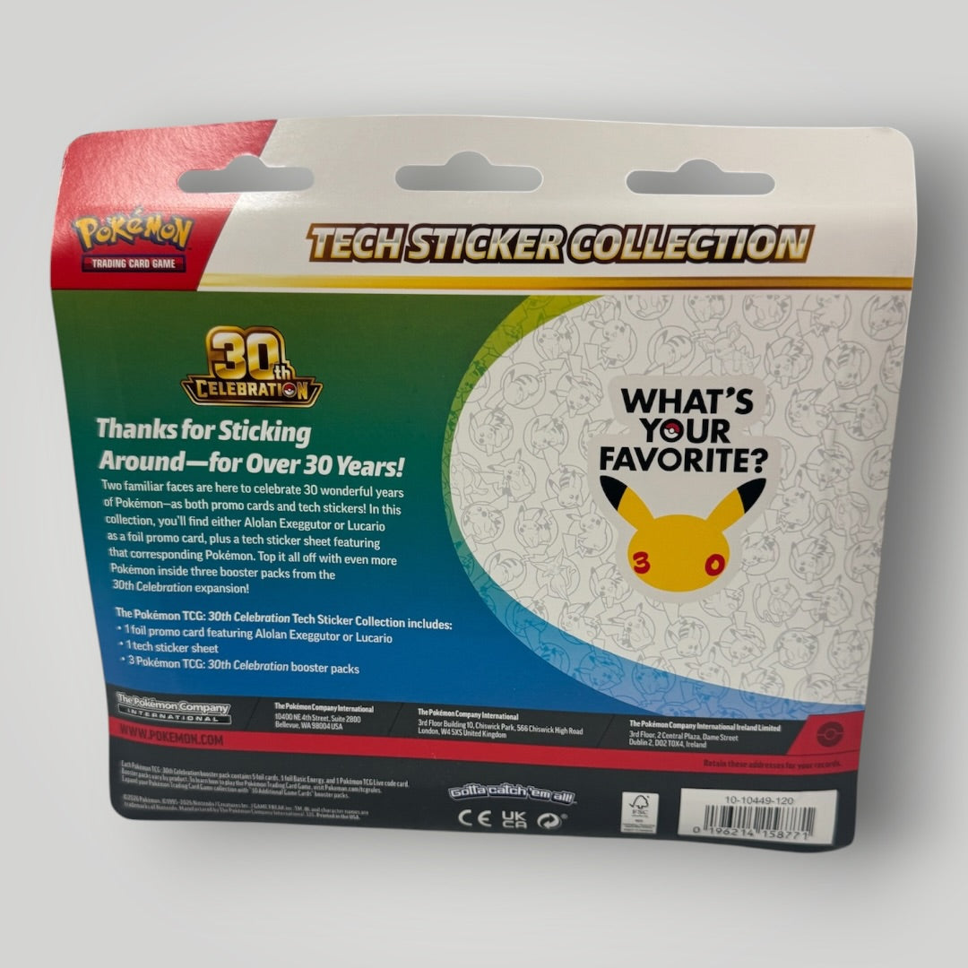 30th Celebration Tech Sticker Collection