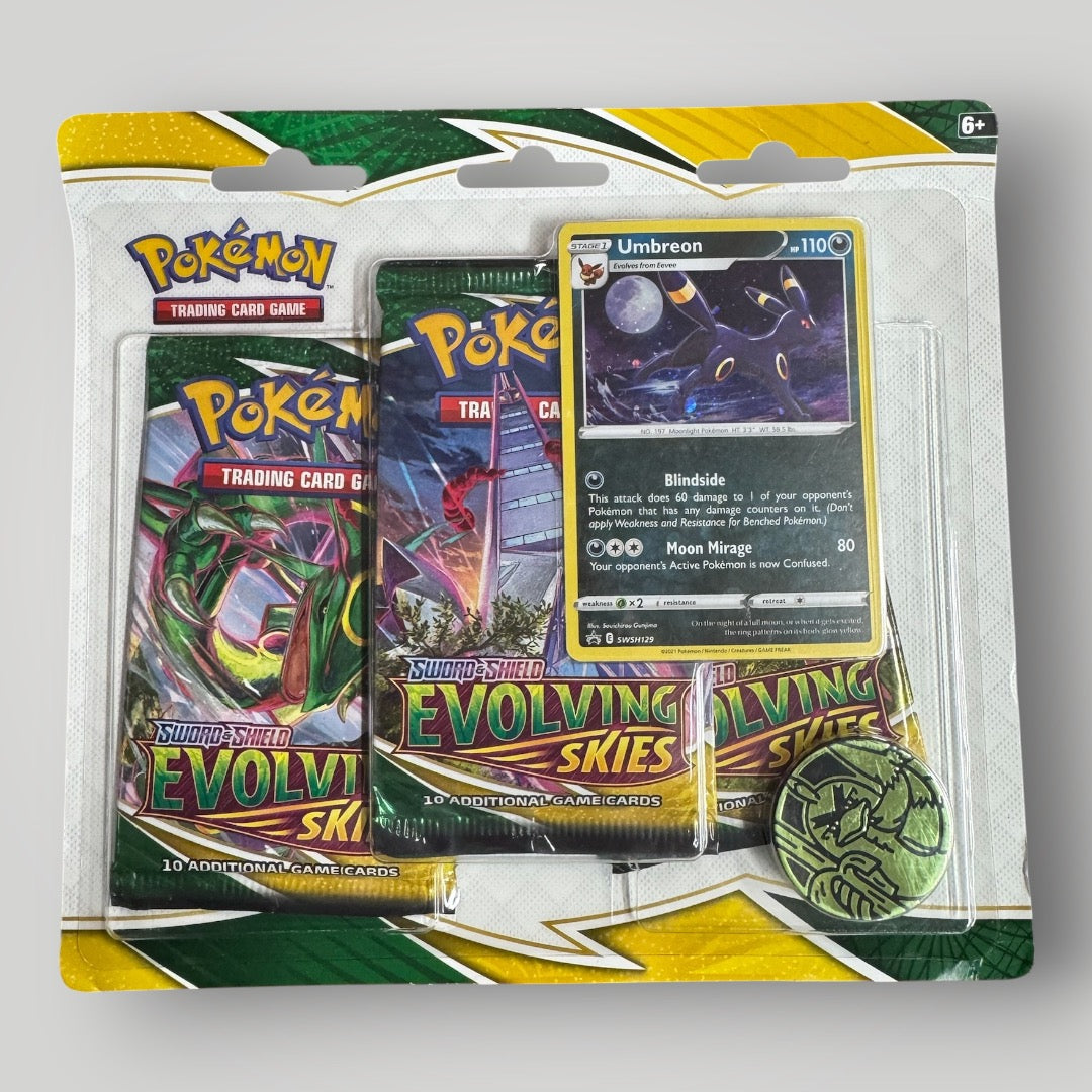 Evolving skies 3 pack blister Umbreon promo
