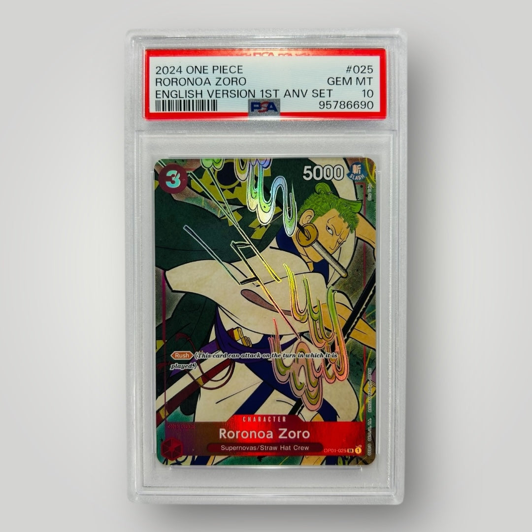 Roronoa Zoro OP01-025 (Graded 10 PSA)