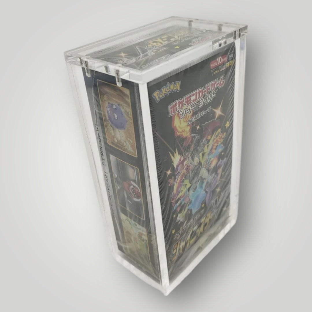 Poke Armor- Japanese Booster Box Acrylic Case- 10-20 Pack Box