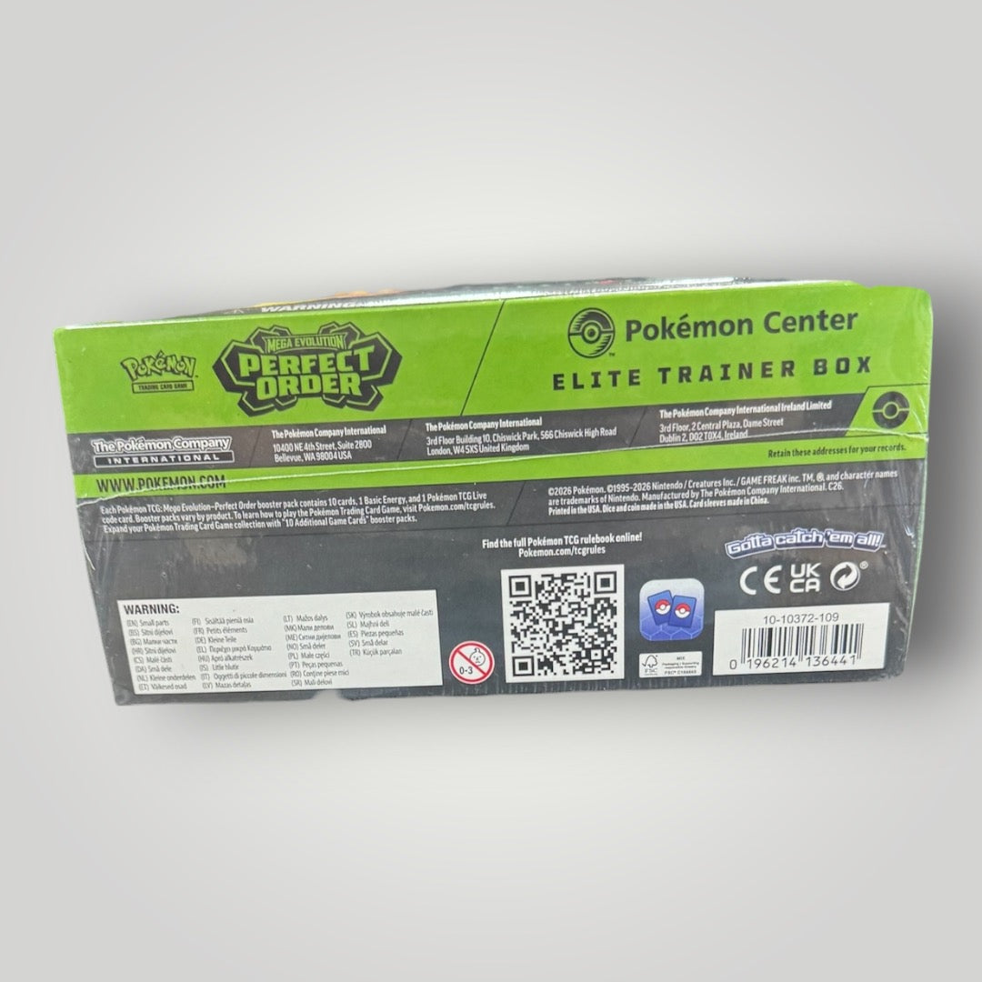 Perfect order Pokémon Center ETB