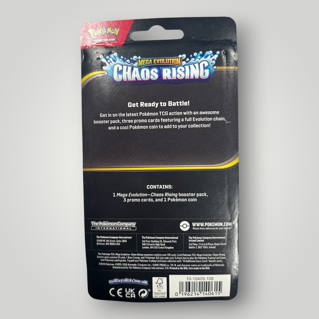Pokémon: Chaos Rising Premium Checklane Blister [Pawmot Line]