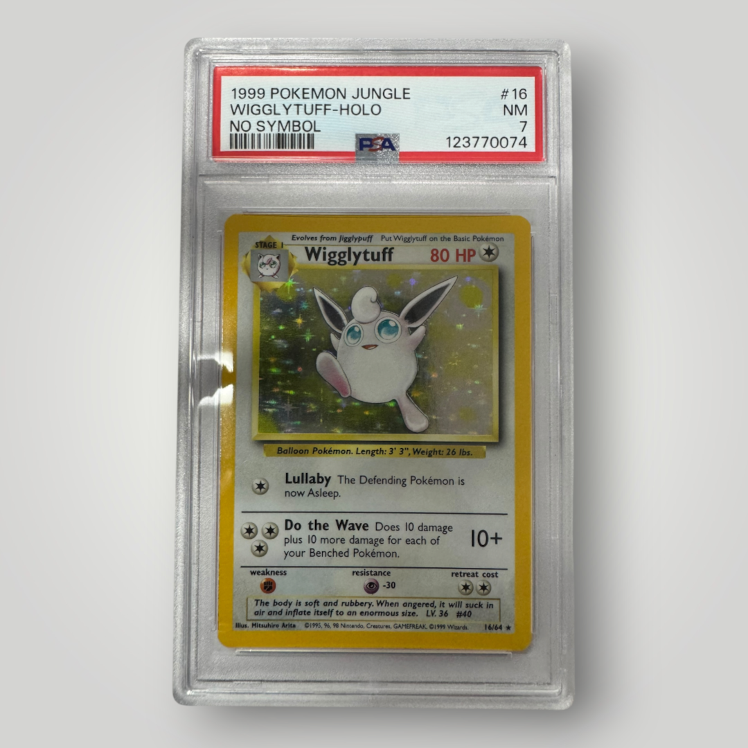 1999 Pokemon Jumgle Wigglytuff-Holo PSA 7
